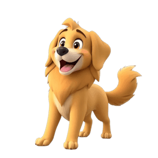 Personaje del pool genérico: perro · golden retriever