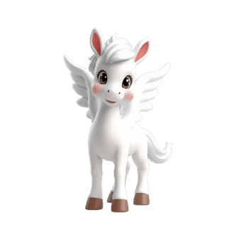 Nube, pegaso del pool de personajes de Cuentoslandia