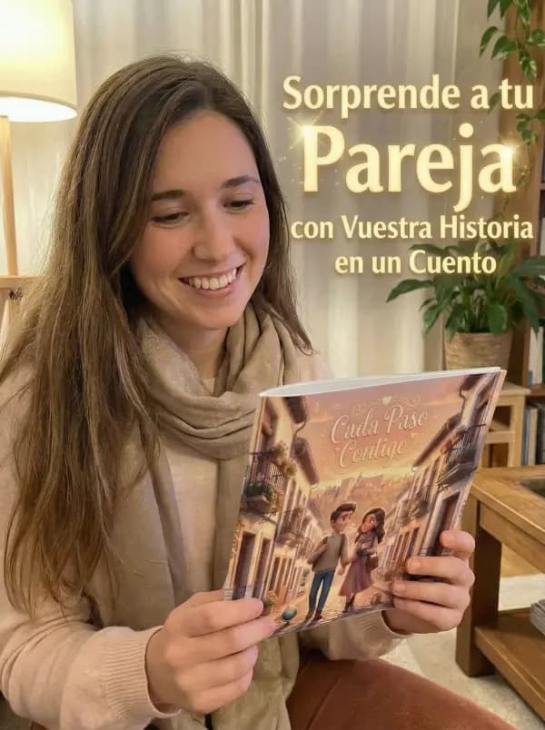 Regalo romántico: cuento personalizado con vuestra historia de amor