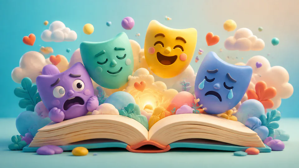 Cuento ilustrado para hablar de emociones con niños