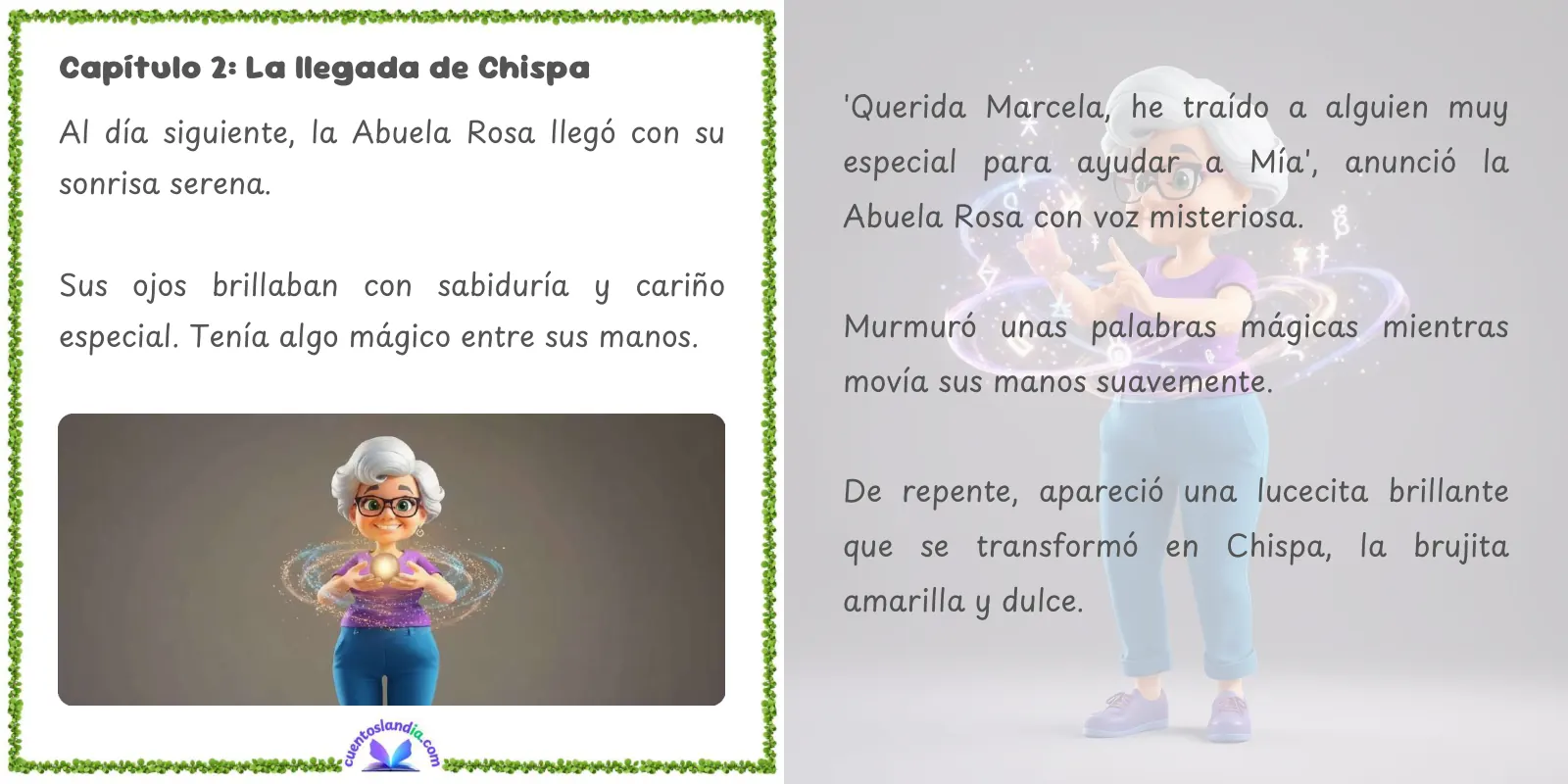 Doble página de «Adiós, Pañal»