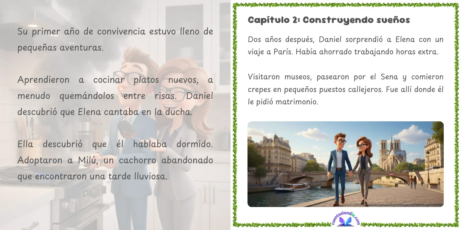 Doble página de «Antes del Siguiente Capítulo»