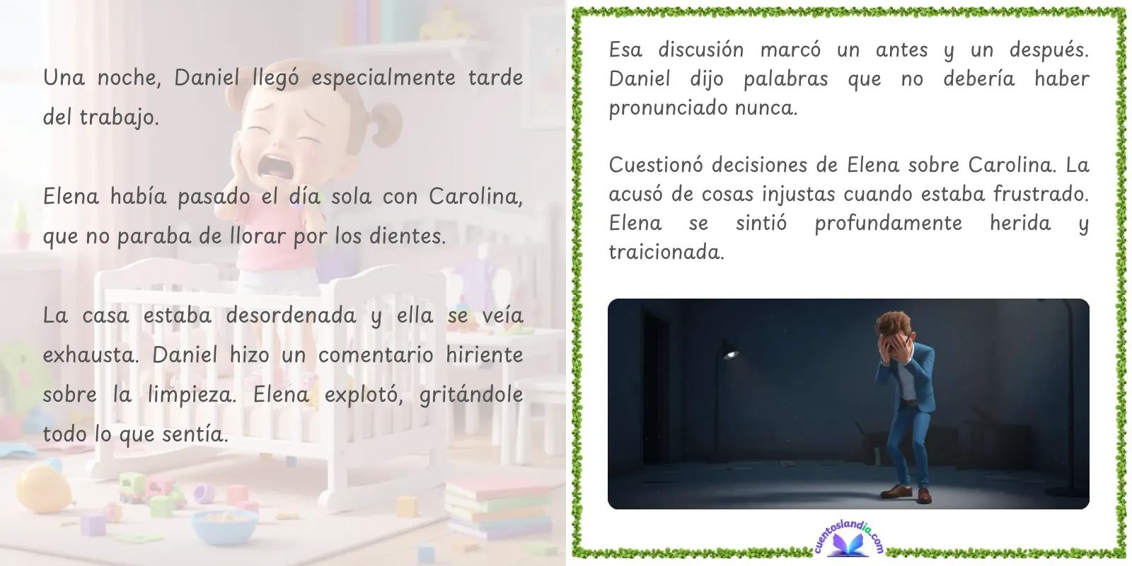 Doble página de «Antes del Siguiente Capítulo»
