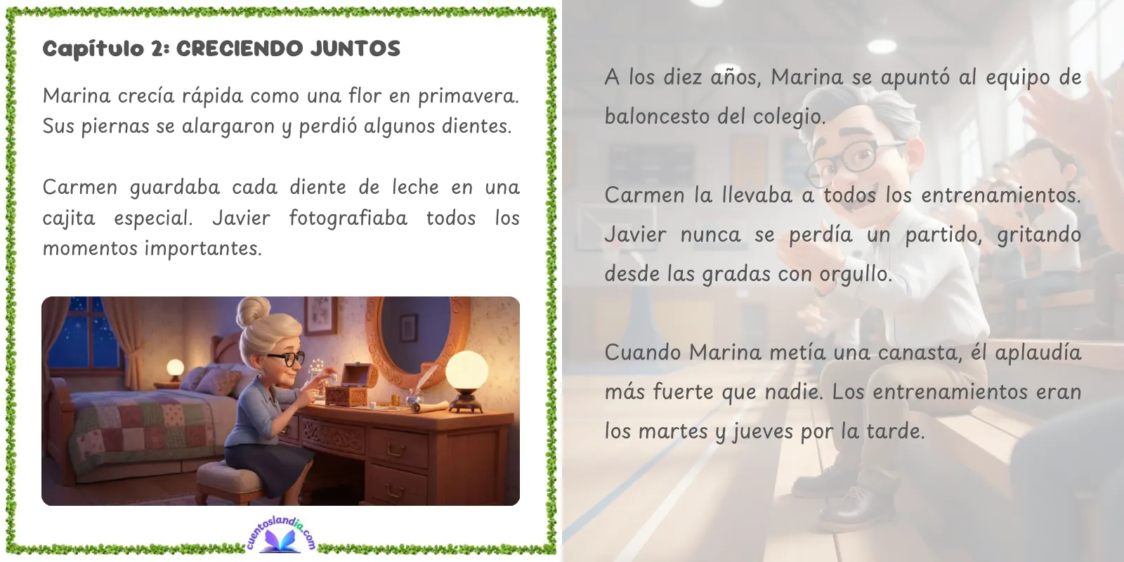 Doble página de «El Camino Hasta Aquí»