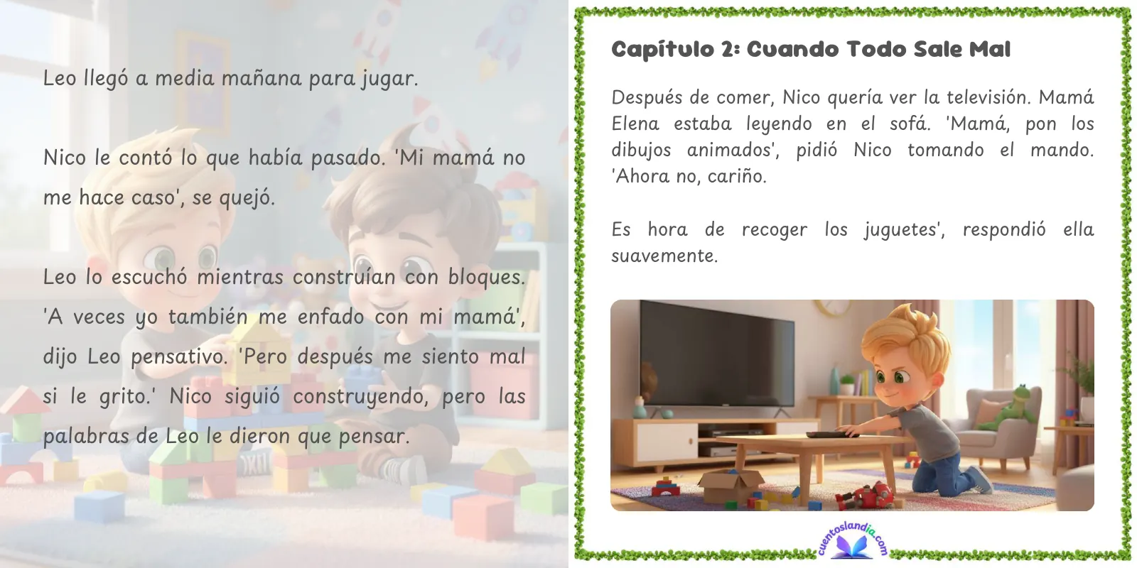 Doble página de «El Reino de los Límites»