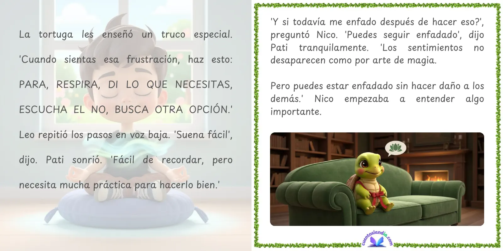 Doble página de «El Reino de los Límites»