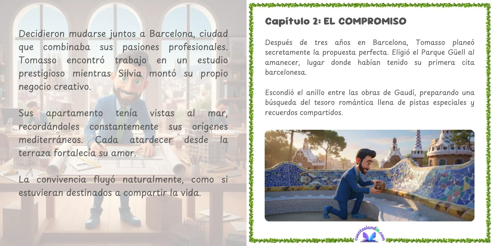 Doble página de «Érase una Vez Nuestra Boda»