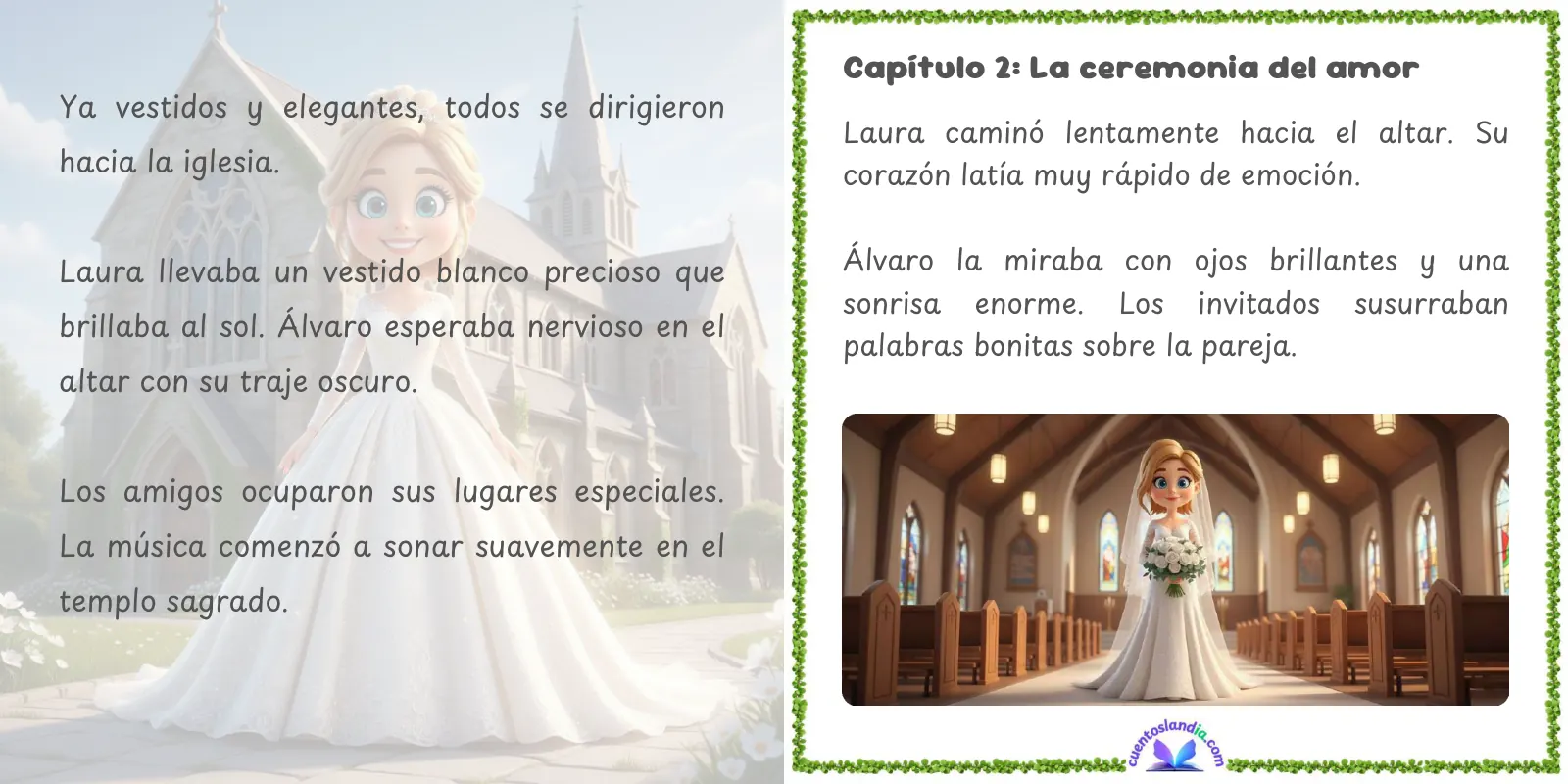 Doble página de «La Historia de un Día Inolvidable»