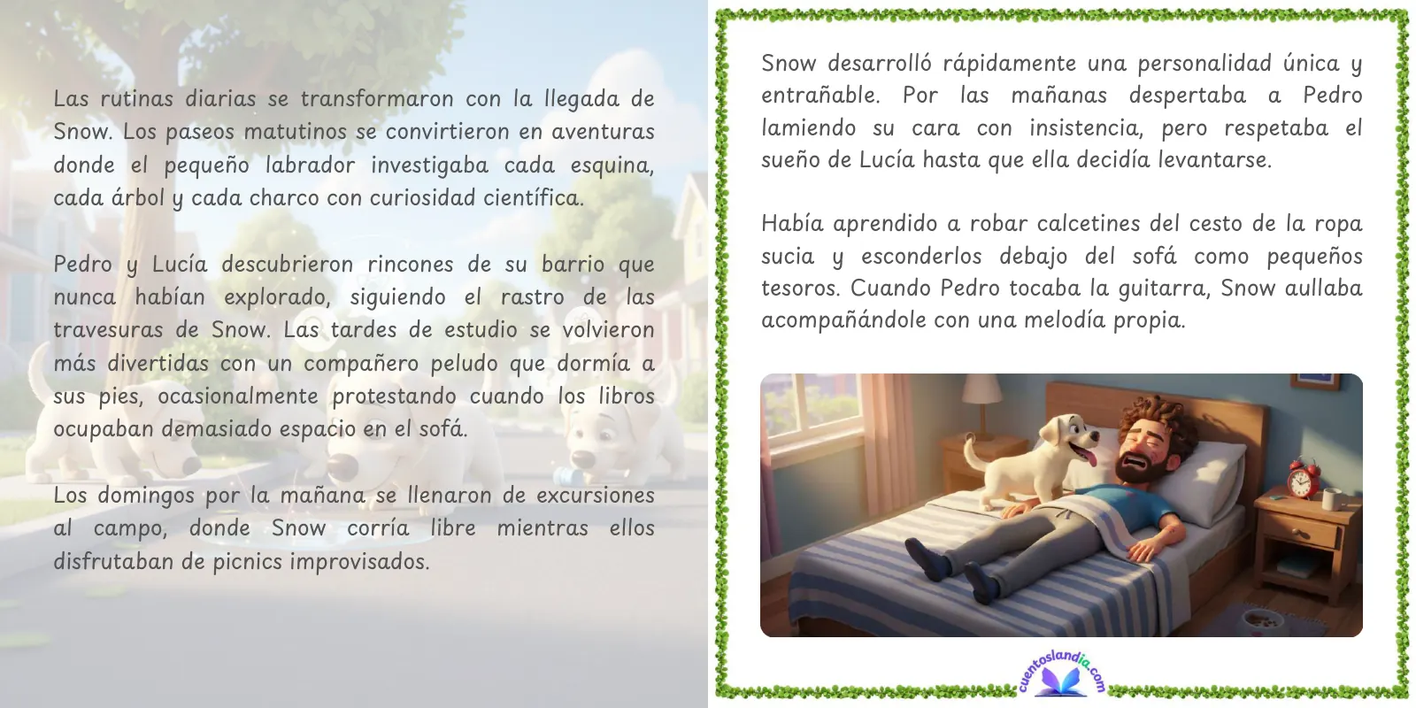 Doble página de «Nuestra Historia por Escribir»