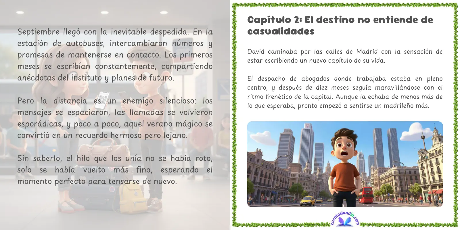 Doble página de «Nuestro Hilo Invisible»