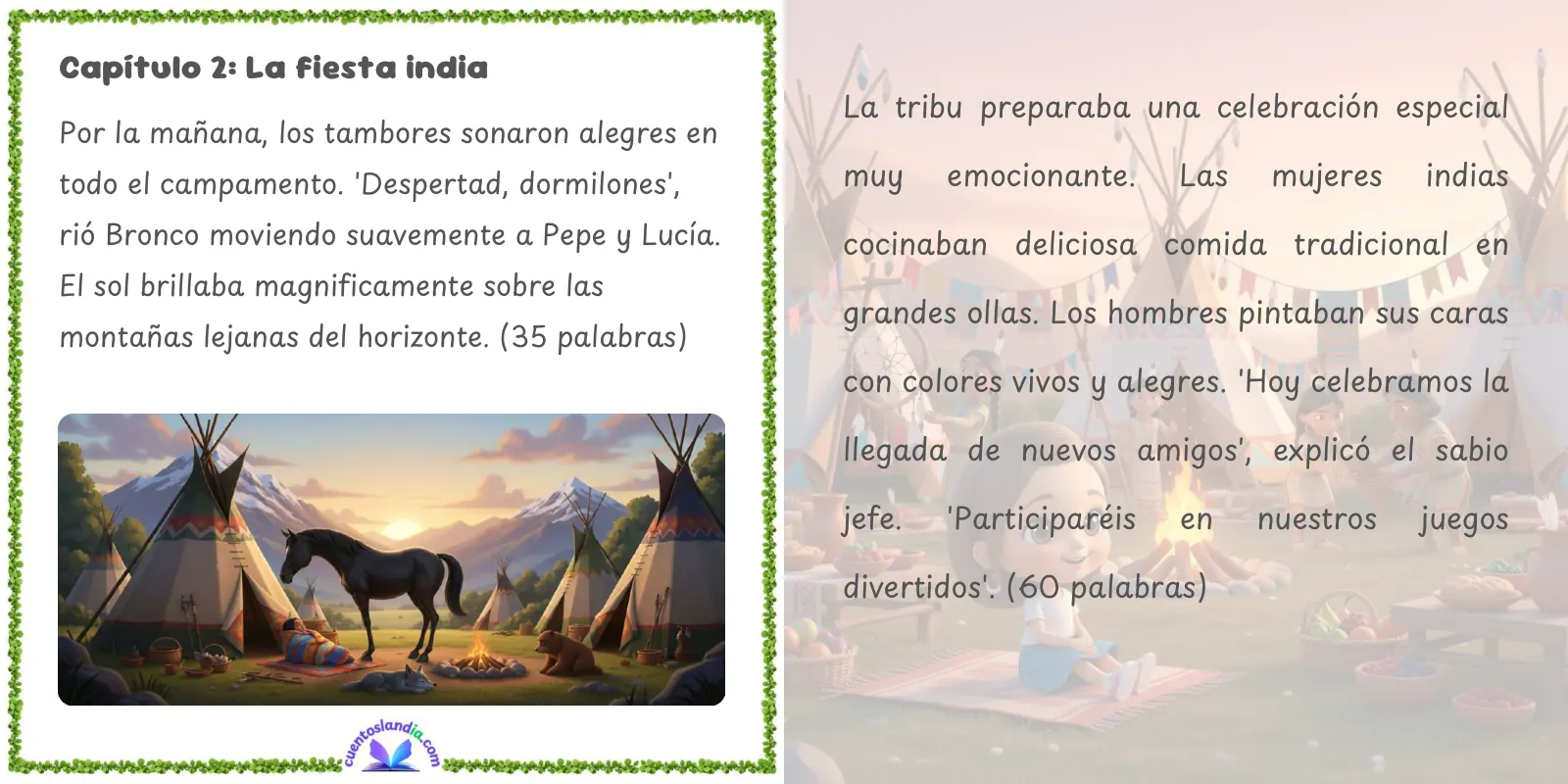 Doble página de «Las Aventuras de Pepe y Lucía en el Oeste»