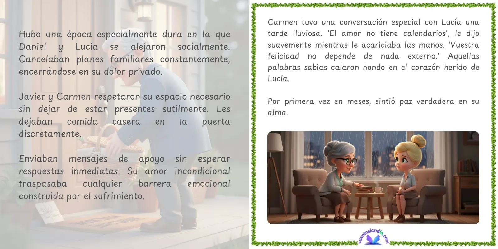 Doble página de «Siempre a Nuestro Lado»
