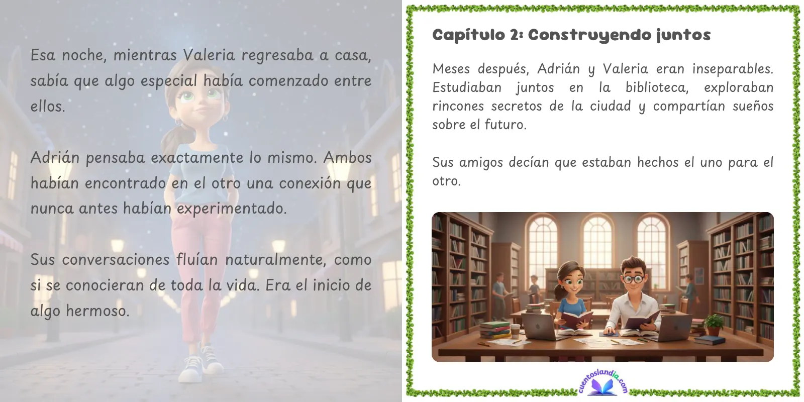 Doble página de «Siempre Habrá un Camino de Vuelta»