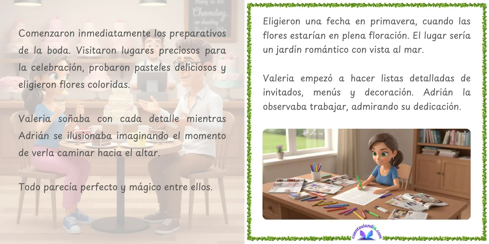 Doble página de «Siempre Habrá un Camino de Vuelta»