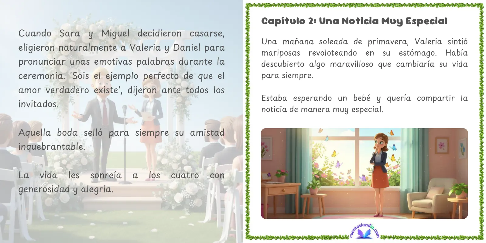 Doble página de «Una Pequeña Gran Pregunta»