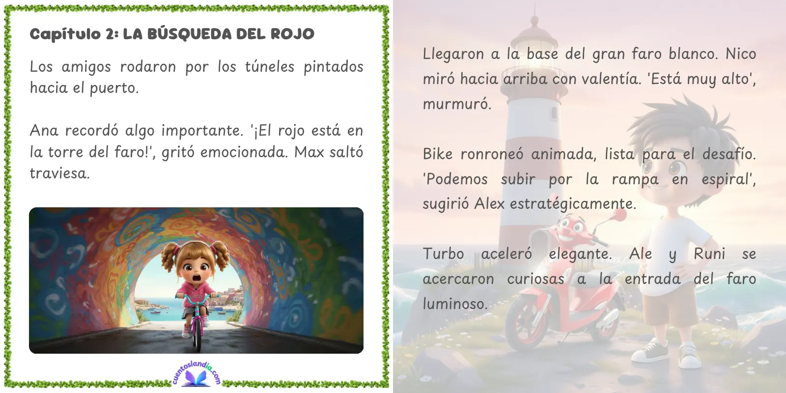 Doble página de «Velópolis: La Fiesta de los Colores»