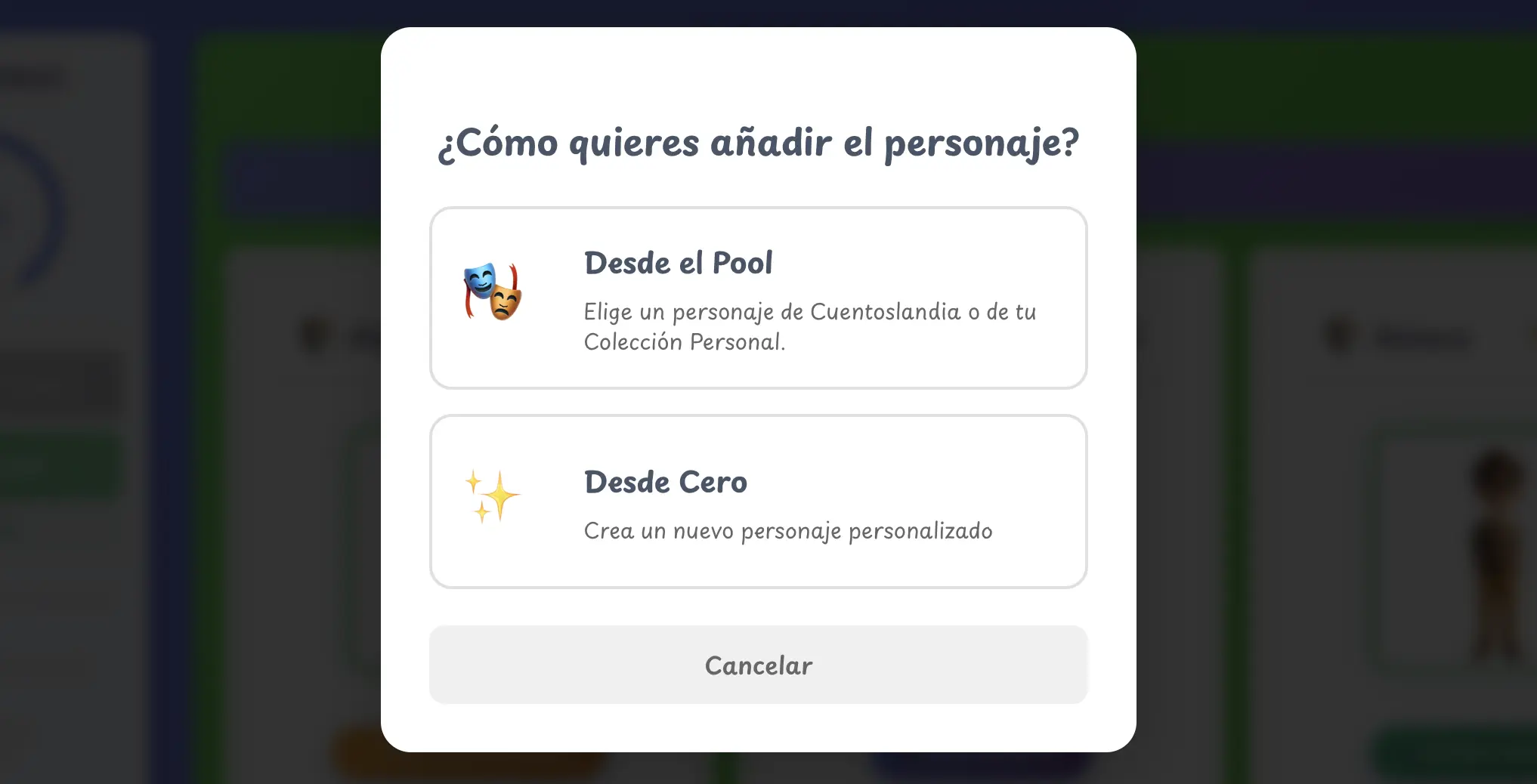 Foto proceso generacion cuento diferentes formas de crear personajes