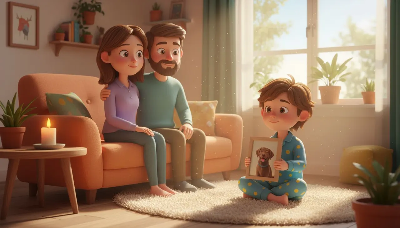 Cómo Explicar la Muerte de una Mascota a un Niño: Guía con Empatía y un Cuento Homenaje