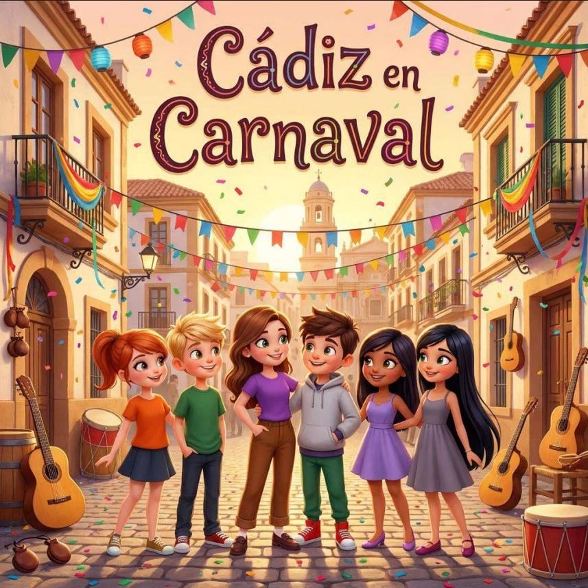 Cádiz en Carnaval: La Chirigota - Cuento AI