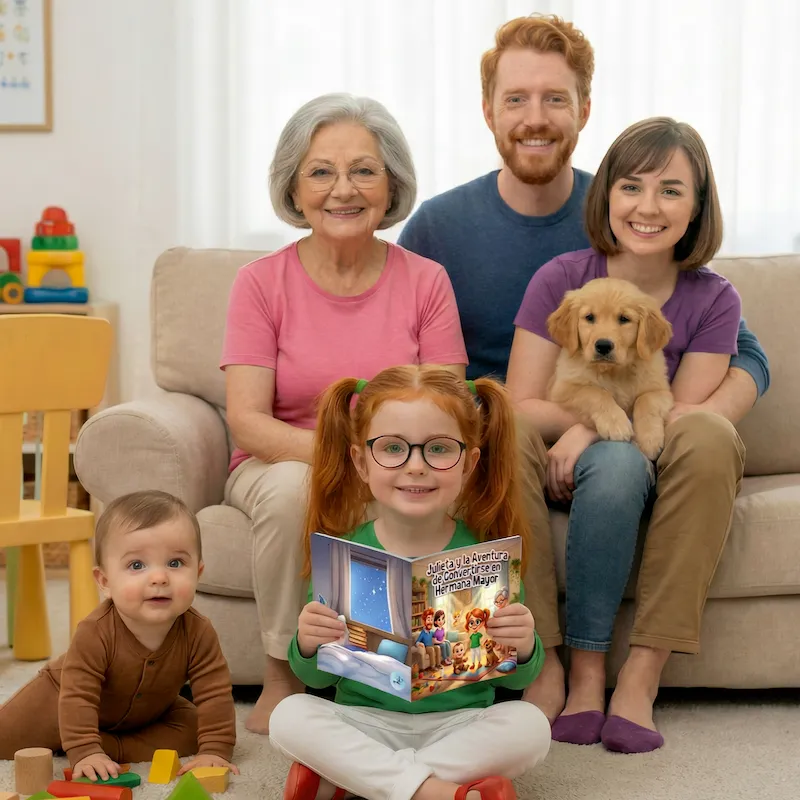 Julieta y la Aventura de Convertirse en Hermana Mayor - Foto Real