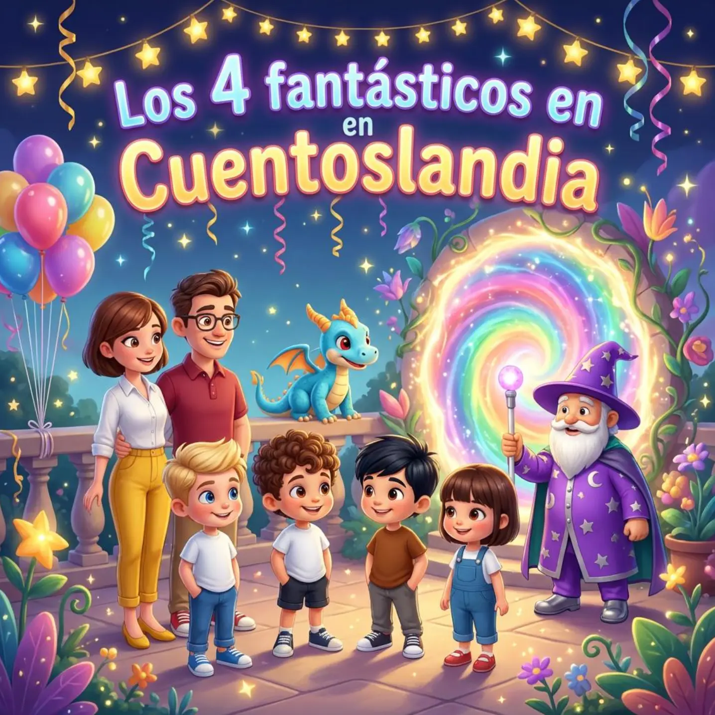 Los 4 Fantásticos en Cuentoslandia - Cuento AI