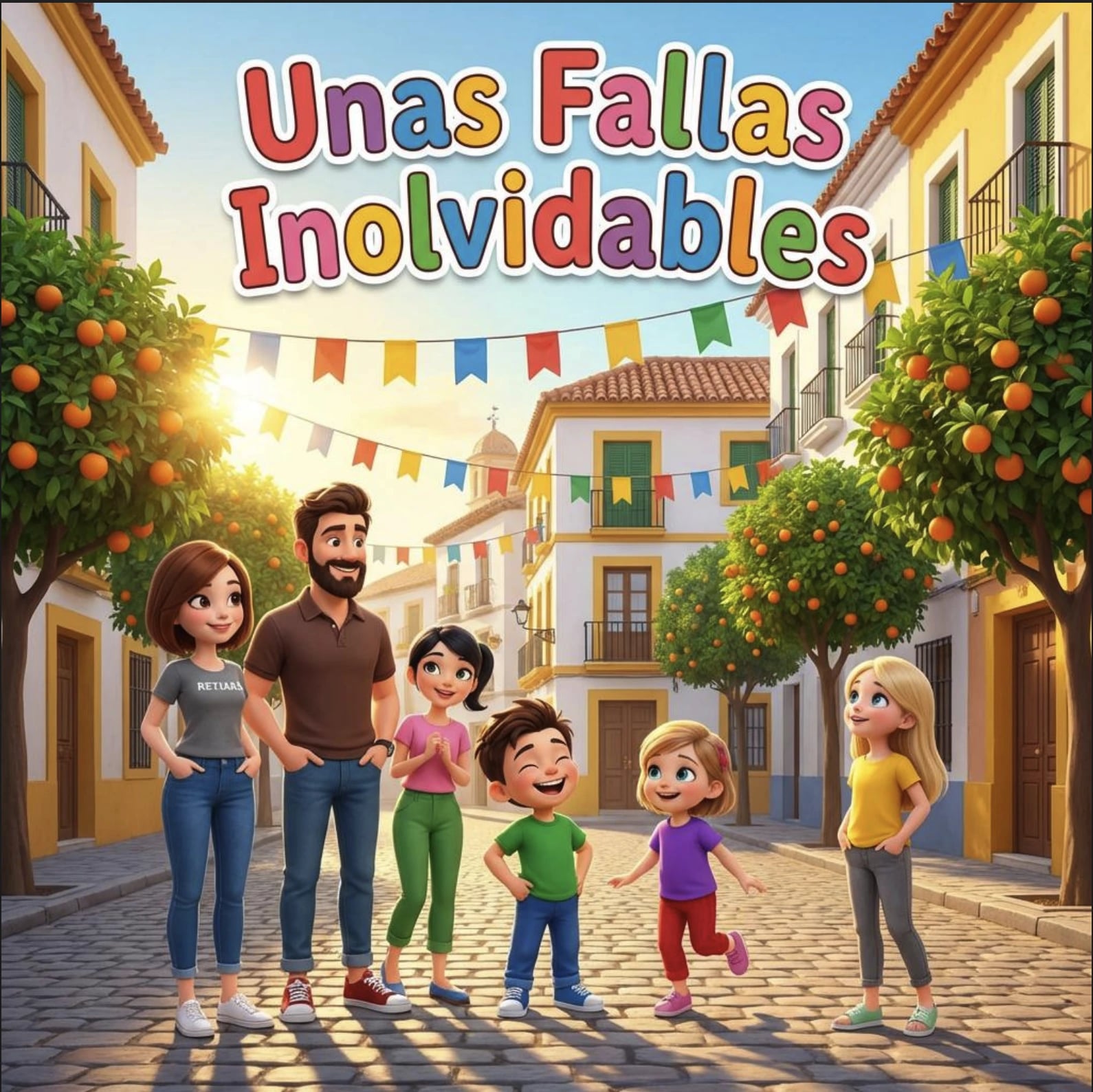 Nuestro Viaje a las Fallas - Cuento AI