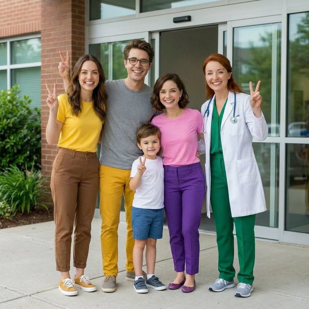 Marcos y su gran valentía en el hospital - Foto Real
