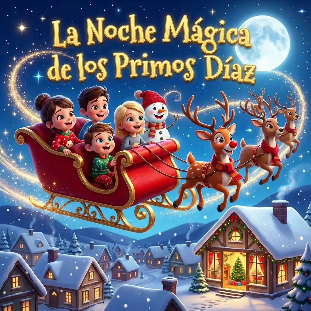 La Noche Mágica de los Primos Díaz - Cuento AI