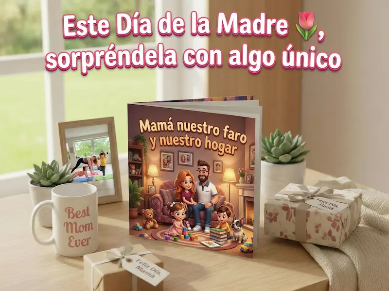 Cuento personalizado ilustrado para el día de la madre