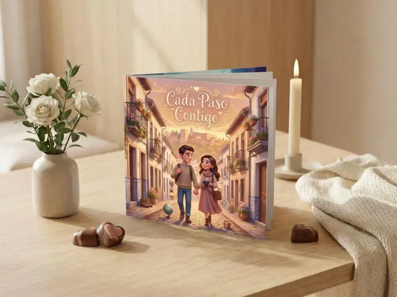 Cuento personalizado para pedida de matrimonio única