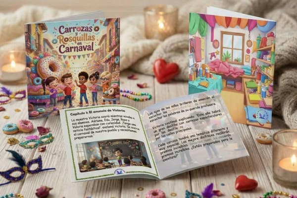 Cuento de carnaval personalizado listo para regalar