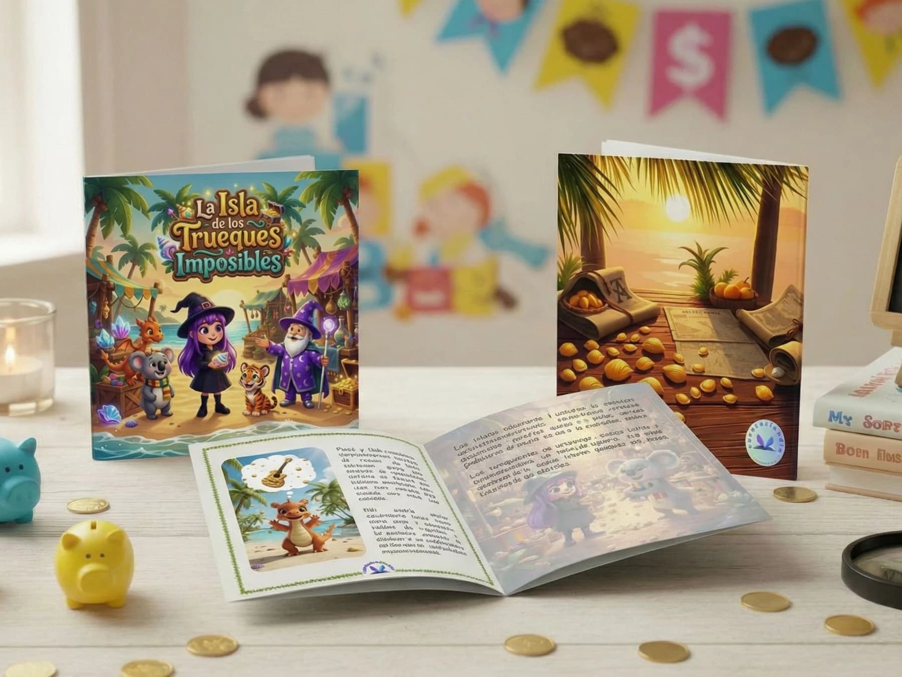 Cuento personalizado de economía para niños