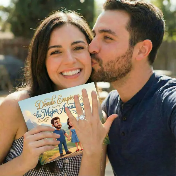 Regalo original para pedida de matrimonio - Cuento personalizado para pedir matrimonio