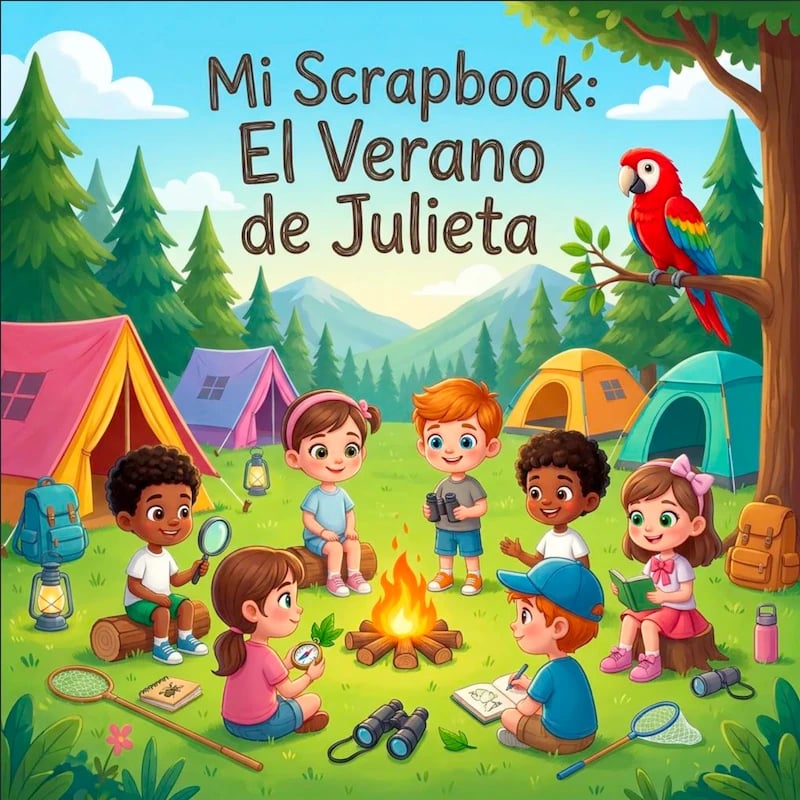 El Verano de Julieta en el Campamento - Cuento AI
