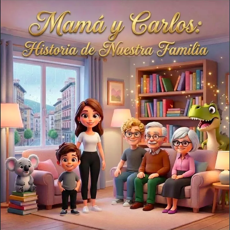 Mamá y Carlos: La historia de Nuestra Familia - Cuento AI