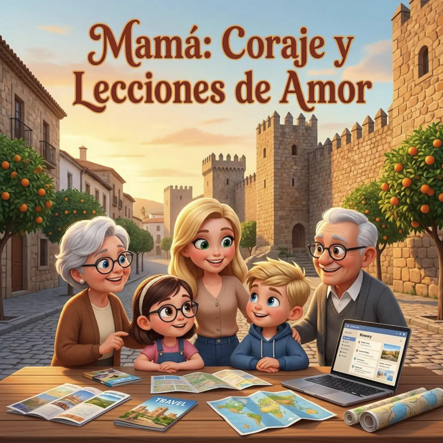 Mamá, Coraje y Lecciones de Amor - Cuento AI