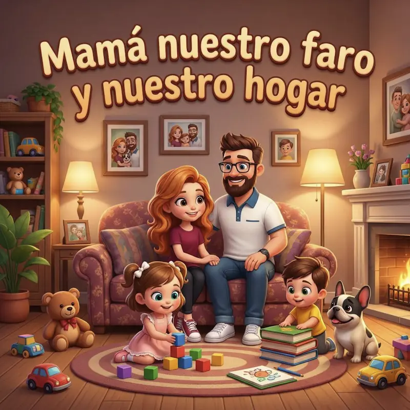 Mamá, Nuestro Faro y Nuestro Hogar - Cuento AI