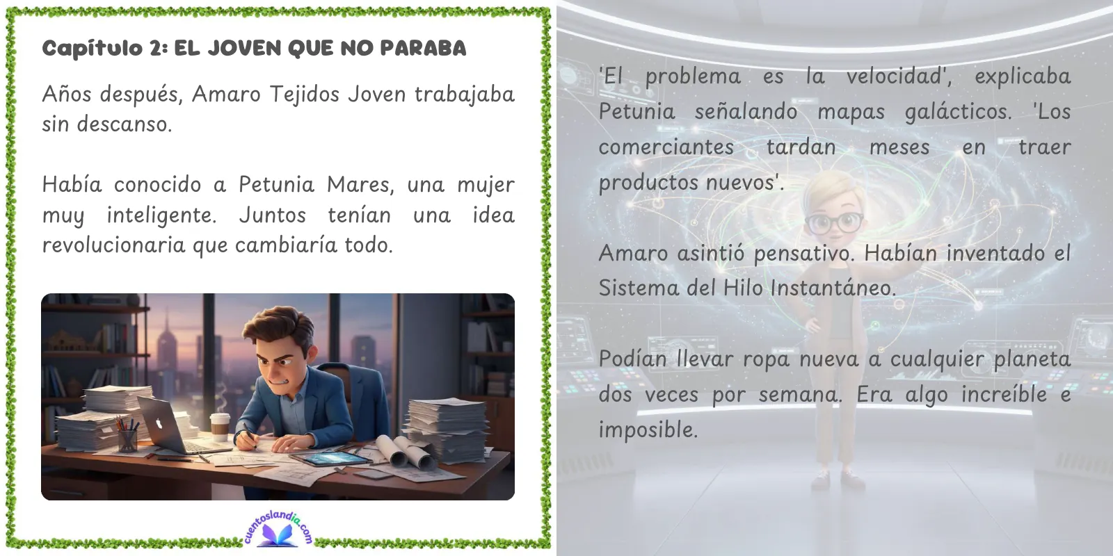 Doble página de «Amaro Tejidos y Zarza: el Imperio que Nadie Vio Venir»