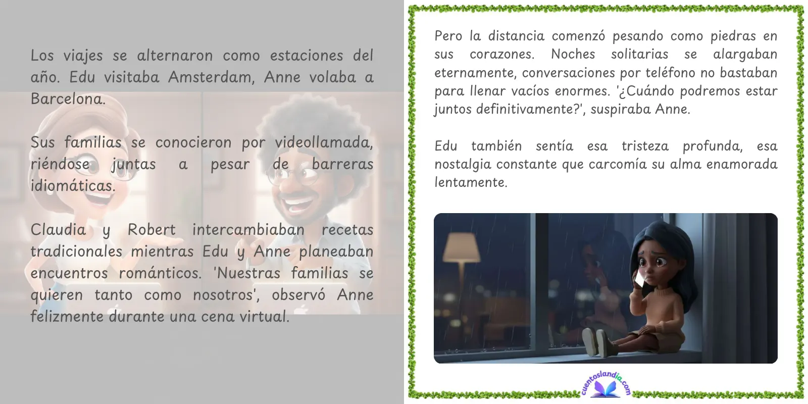 Doble página de «Contigo Sin Fronteras»