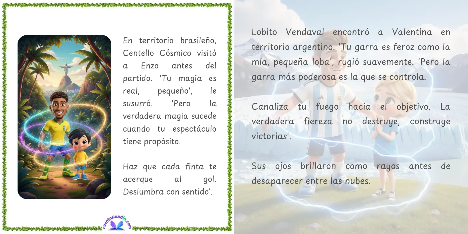 Doble página de «El Torneo de Esférica»