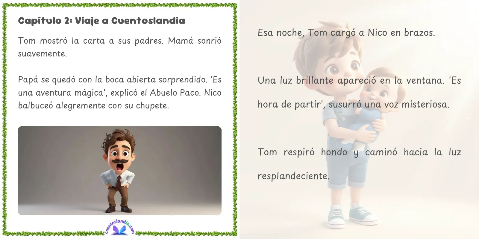 Doble página de «El Último Chupete: Viaje a las Estrellas»