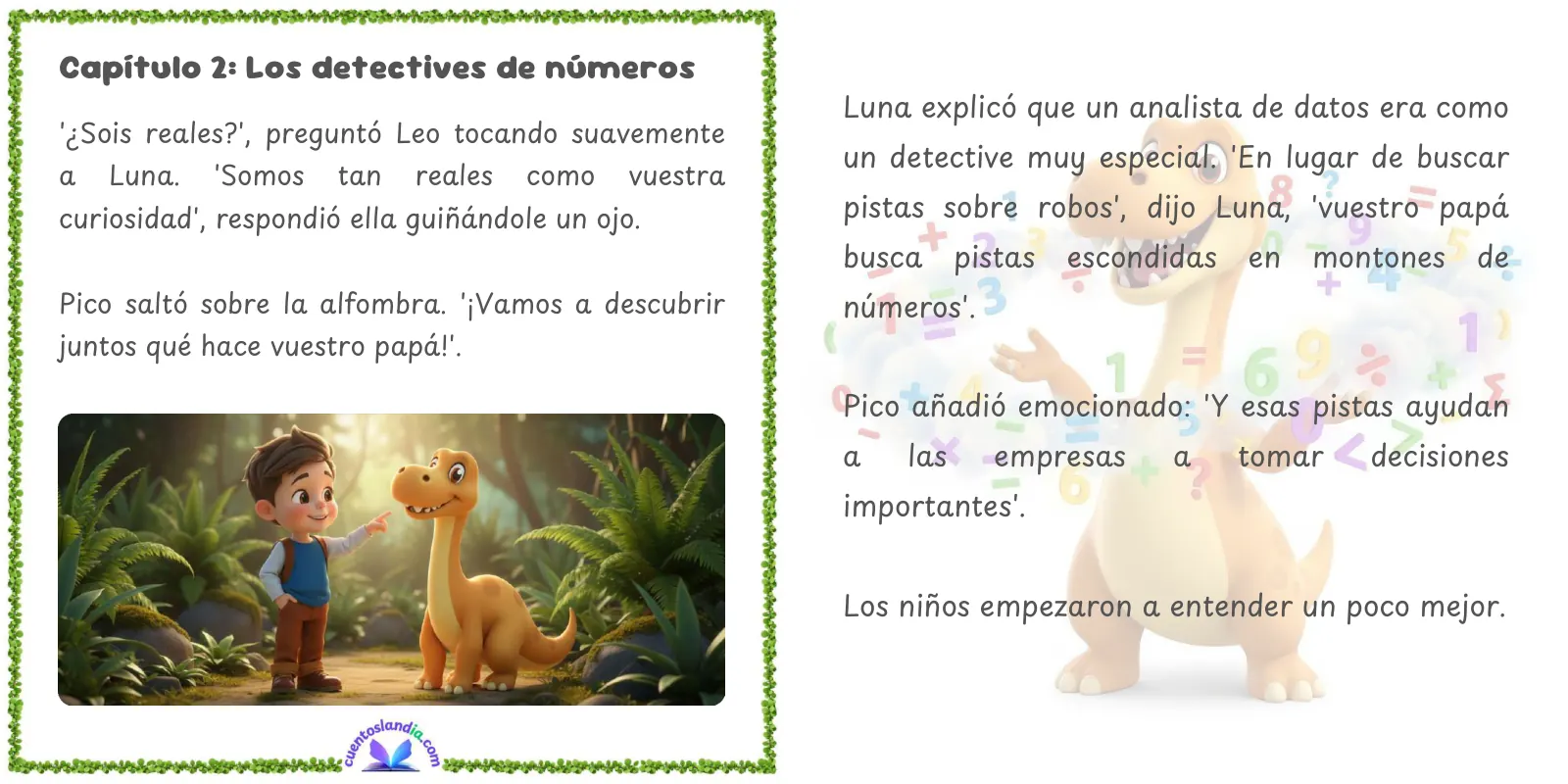 Doble página de «¿En Qué Trabaja Papá?»