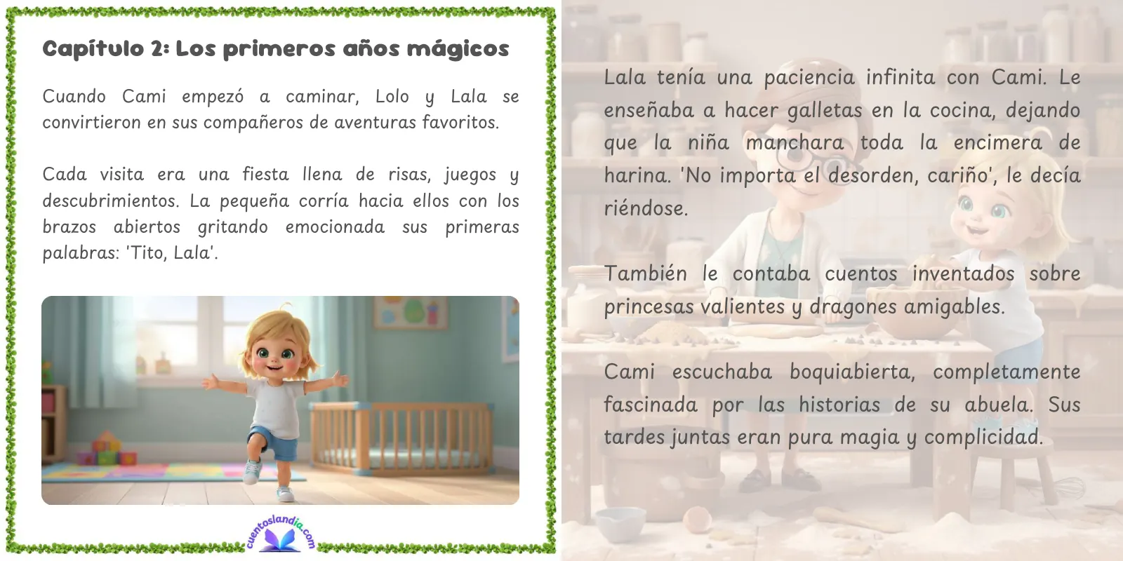 Doble página de «Érase una Vez el Mejor Abuelo del Mundo»
