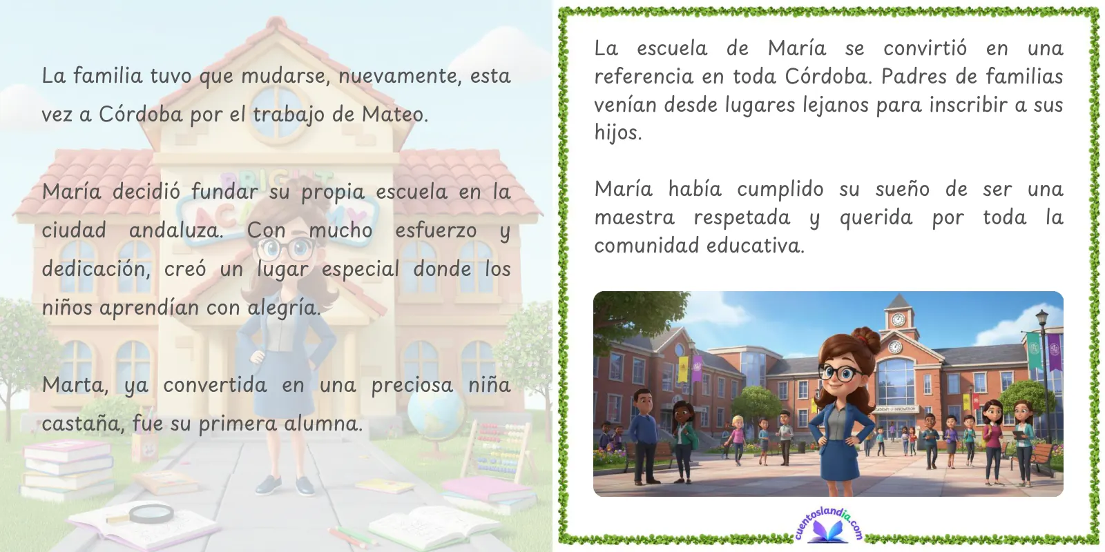Doble página de «Érase una Vez tu Abuela»