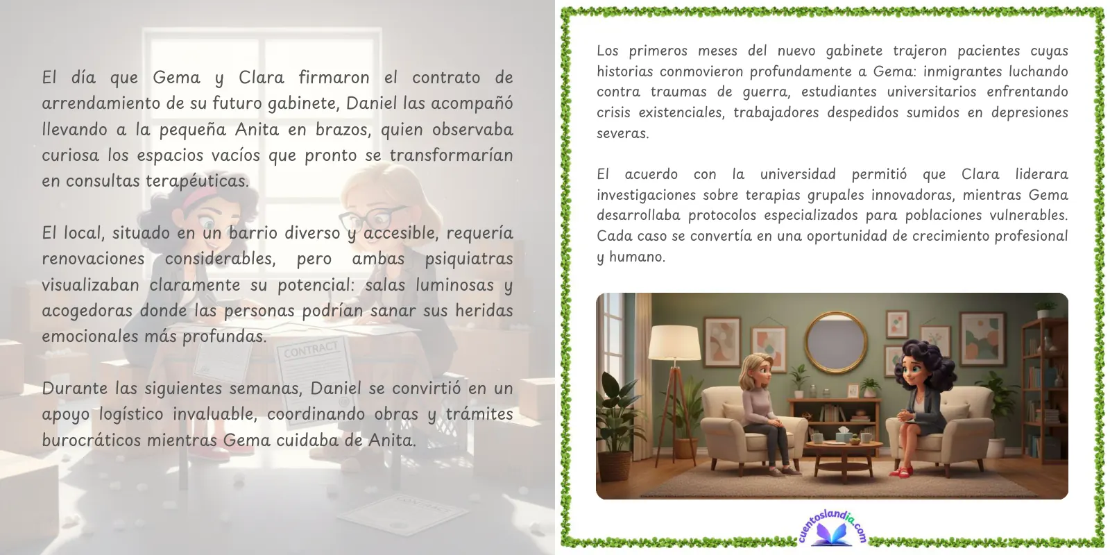 Doble página de «¡Feliz Jubilación a la Mejor Doctora de Emociones!»