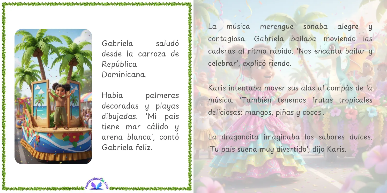 Doble página de «Aventuras el Día de la Hispanidad»
