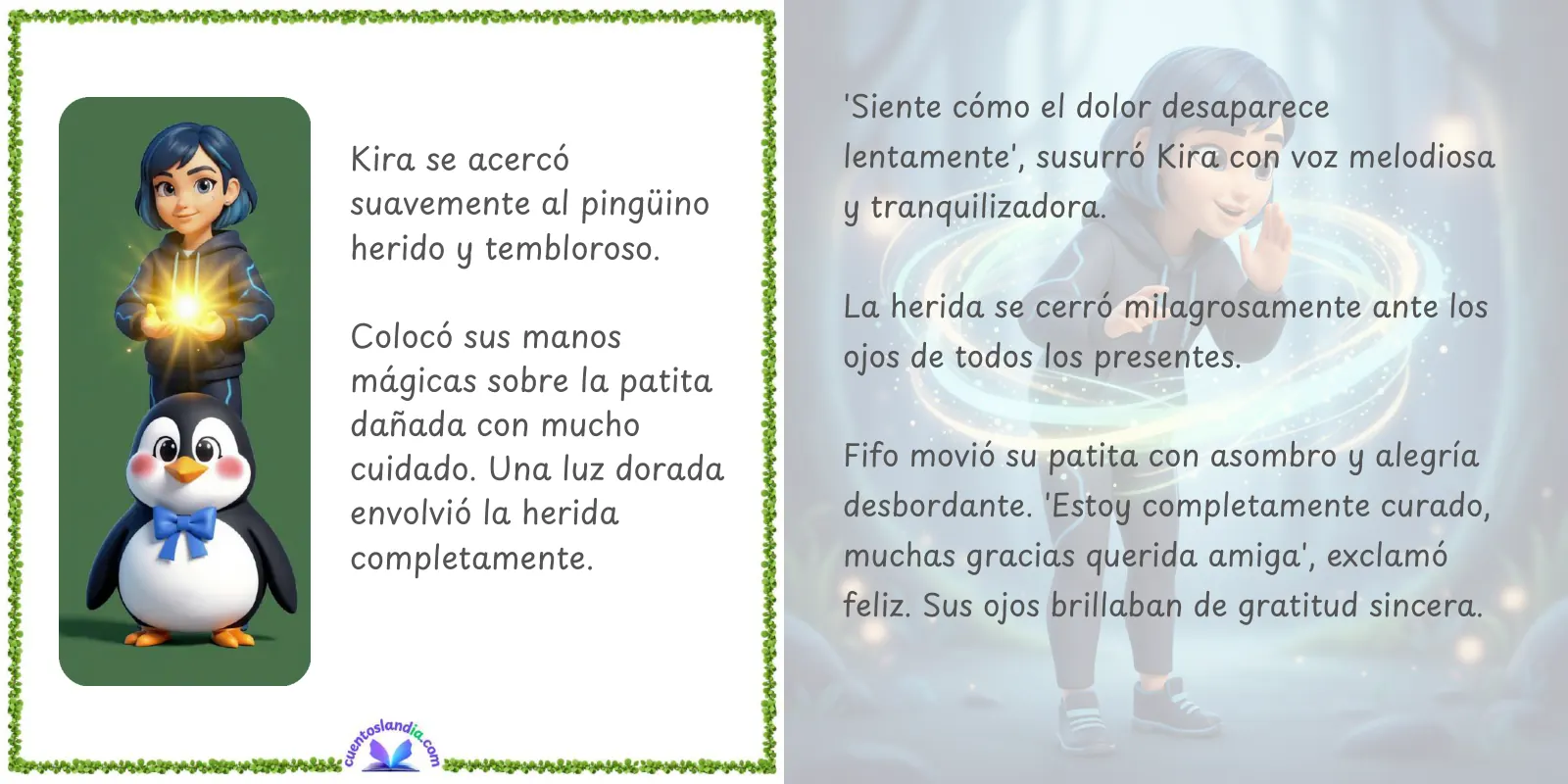 Doble página de «La Fiesta de la Navidad»