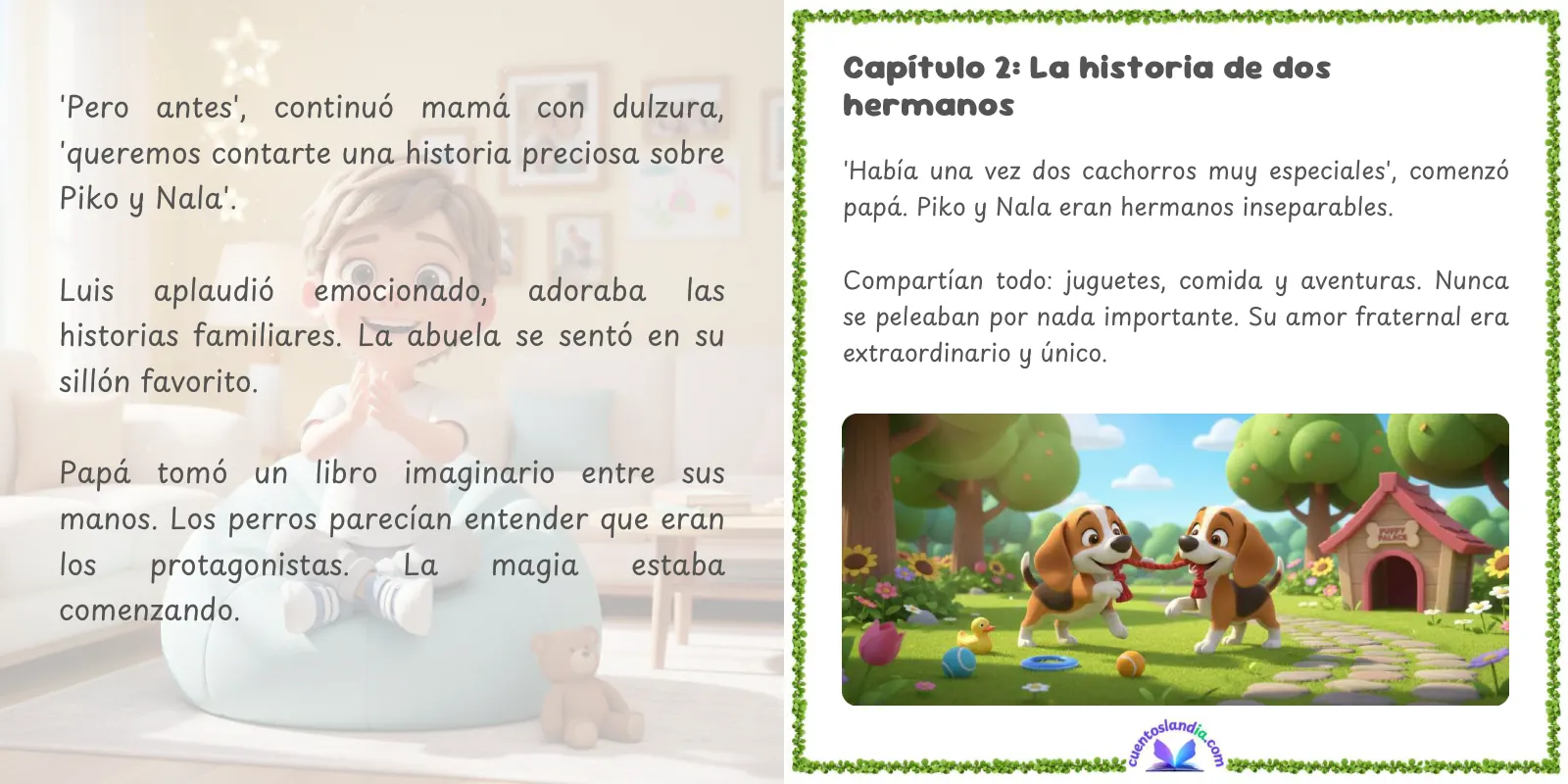 Doble página de «La Magia de la Gran Noticia»