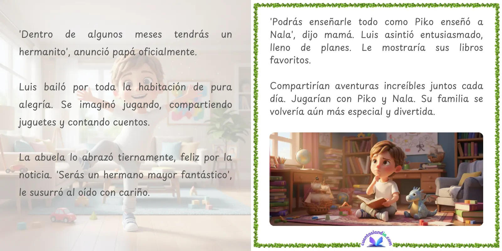 Doble página de «La Magia de la Gran Noticia»