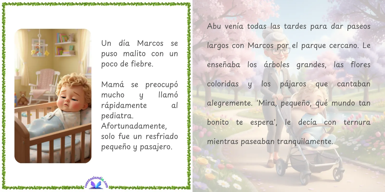 Doble página de «Marcos 2024: Un Primer Año Inolvidable»